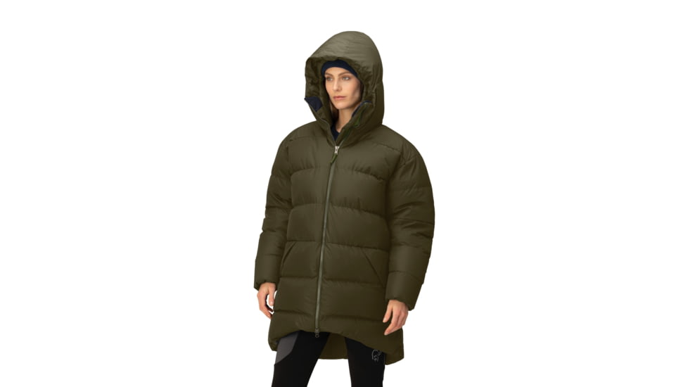 Norrona Oslo Duvet Jacket - Womens, Olive Night, Small, 4824-18 3301 S