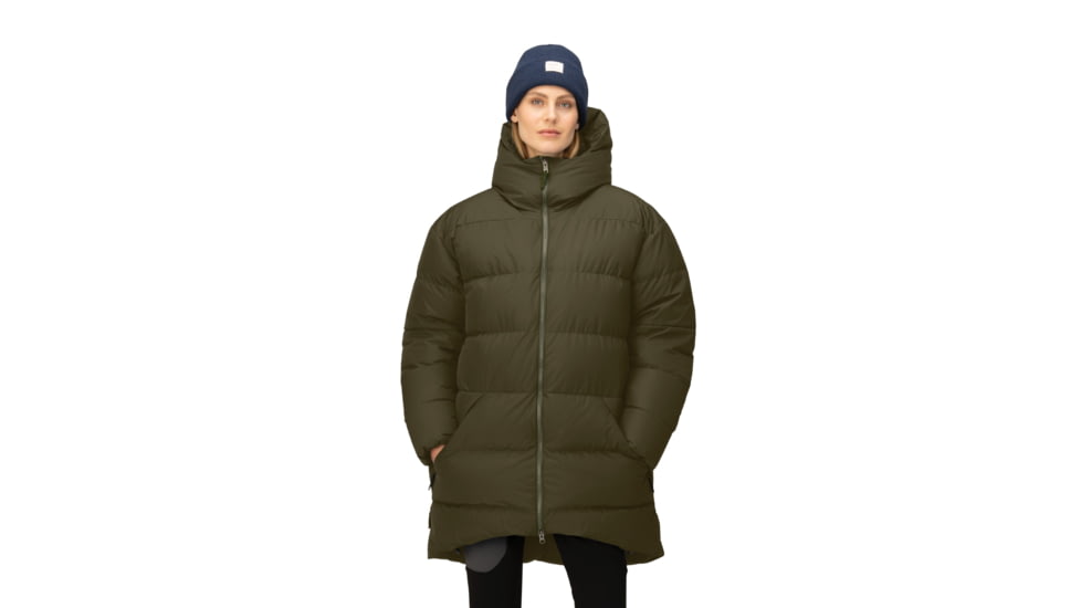 Norrona Oslo Duvet Jacket - Womens, Olive Night, Small, 4824-18 3301 S