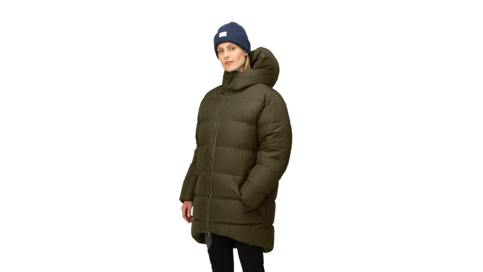 Norrona Oslo Duvet Jacket - Womens, Olive Night, Small, 4824-18 3301 S