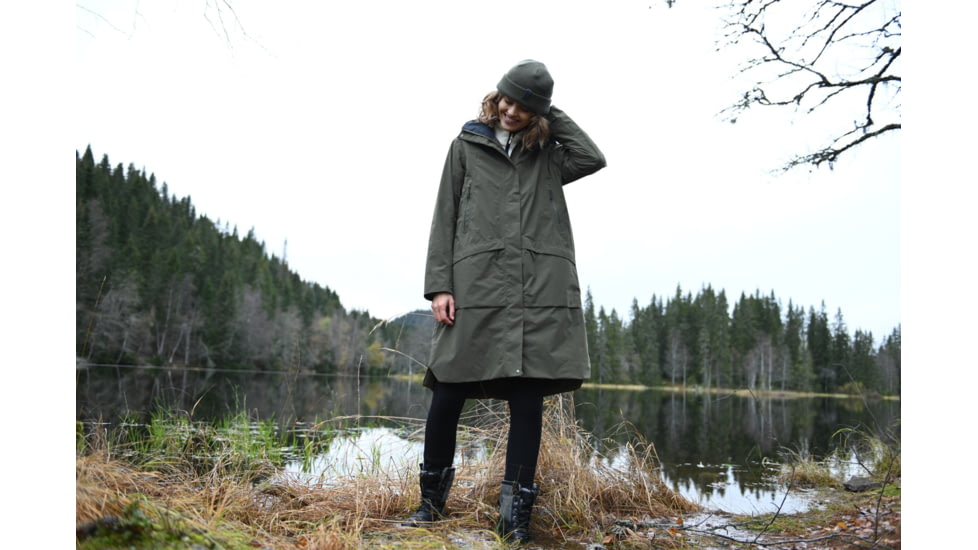 Norrona Oslo Gore-Tex 2L Coat - Womens, Olive Night, Small, 4808-21-3301-S