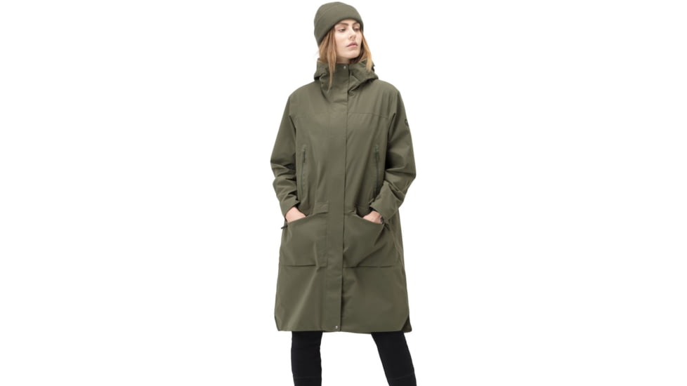 Norrona Oslo Gore-Tex 2L Coat - Womens, Olive Night, Small, 4808-21-3301-S