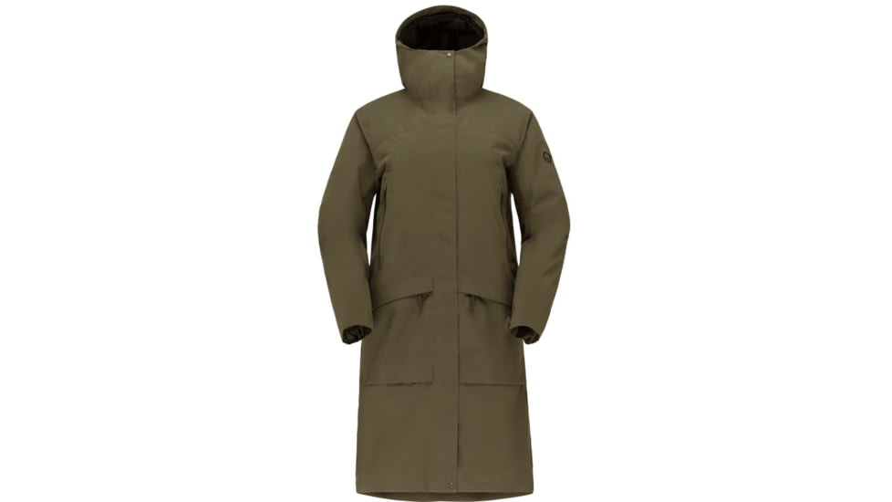 Norrona Oslo Gore-Tex 2L Coat - Womens, Olive Night, Small, 4808-21-3301-S