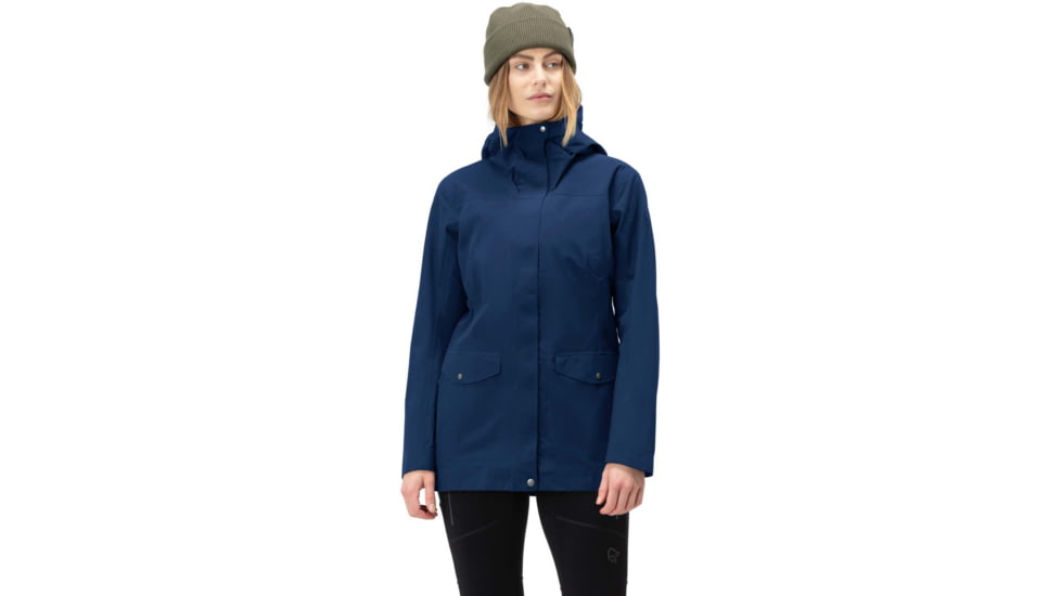 Norrona Oslo Gore-Tex Jacket - Womens, Indigo Night, Small, 4817-18-2295-S