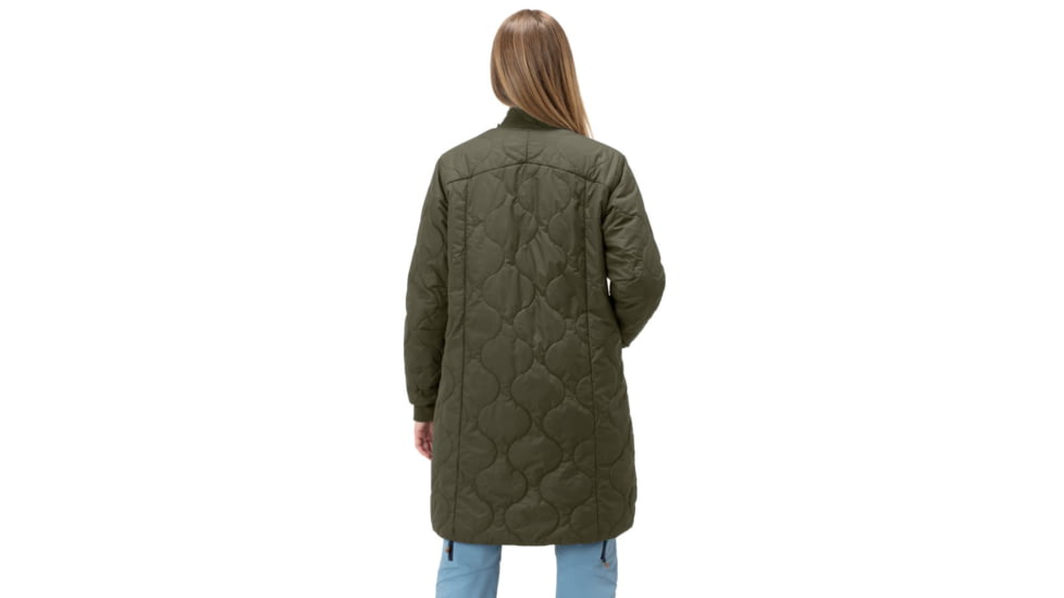 Norrona Oslo Thermo100 Coat - Womens, Olive Night, Medium, 4814-21-3301-M