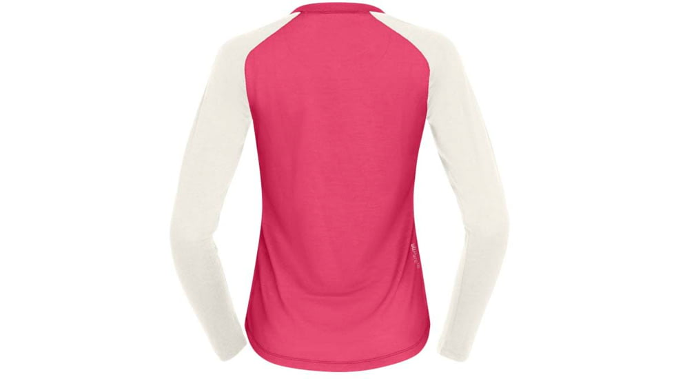 Norrona PureUll Norrona Long Sleeve - Womens, Honeysuckle/Snowdrop, Extra Large, 5266-21 5558 XL