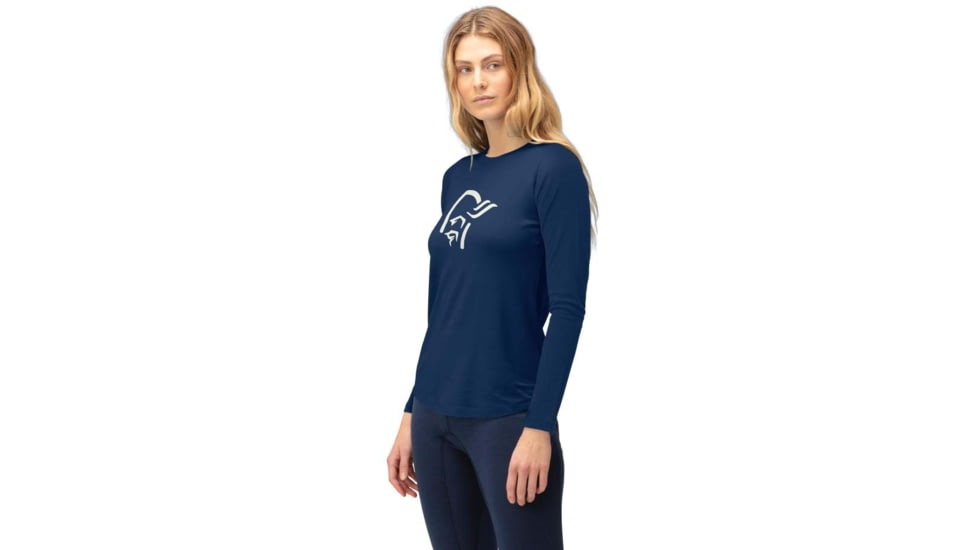 Norrona PureUll Norrona Long Sleeve - Womens, Indigo Night, Extra Small, 5266-21 2295 XS