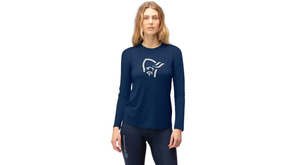 Norrona PureUll Norrona Long Sleeve - Womens, Indigo Night, Extra Small, 5266-21 2295 XS
