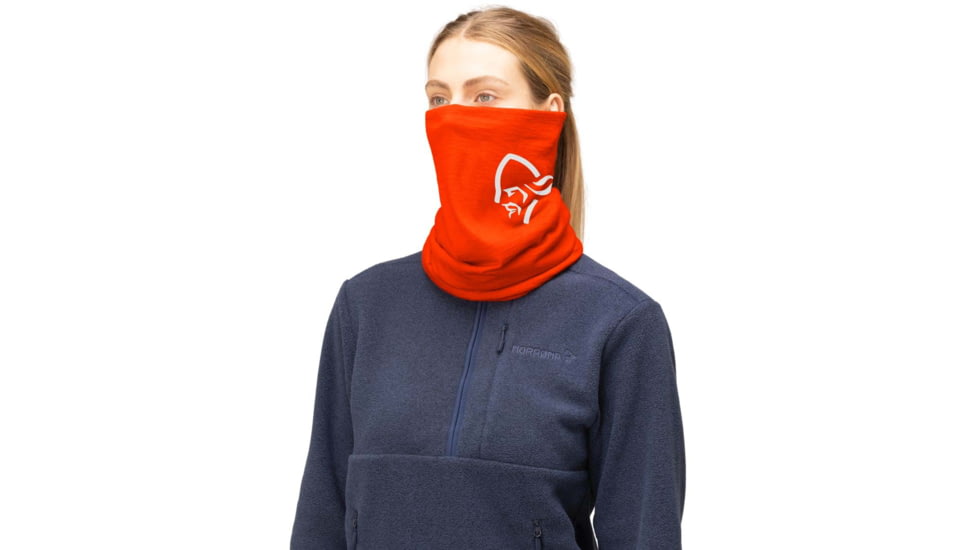 Norrona PureUll Norrona Neck Gaiter, Arednalin Red, 5272-21 5630 ONE SIZE