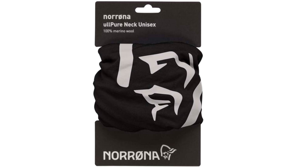 Norrona PureUll Norrona Neck Gaiter, Caviar Black, 5272-21 7718 ONE SIZE
