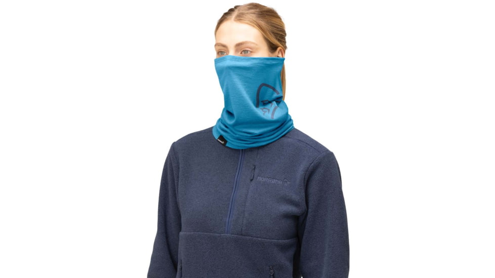Norrona PureUll Norrona Neck Gaiter, Hawaiian Surf, 5272-21 6610 ONE SIZE