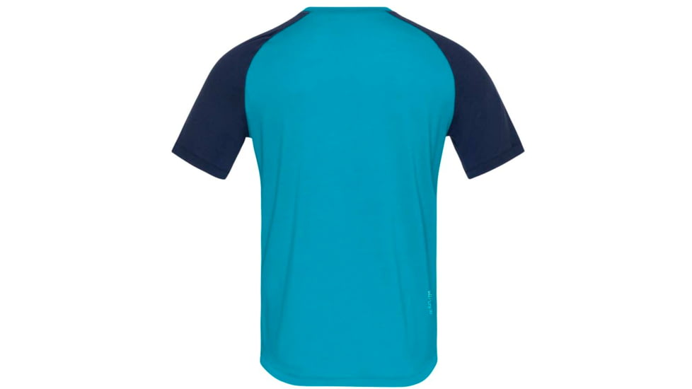 Norrona PureUll Norrona T-Shirt - Mens, Hawaiian Surf/Indigo Night, Small, 5261-21 6609 S