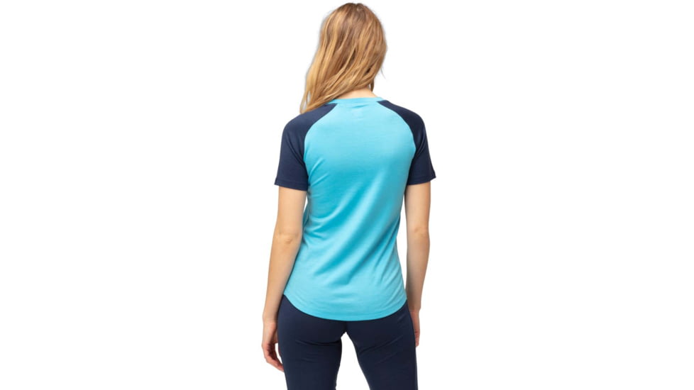 Norrona PureUll Norrona T-Shirt - Womens, Aquarius/Indigo Night, Medium, 5265-21 2374 M