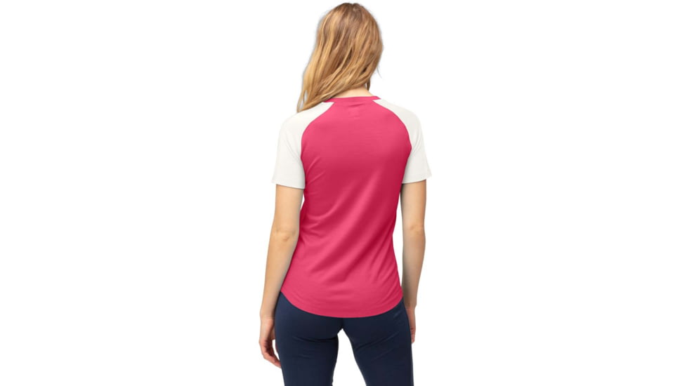 Norrona PureUll Norrona T-Shirt - Womens, Honeysuckle/Snowdrop, Medium, 5265-21 5558 M