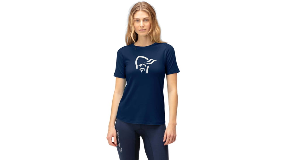 Norrona PureUll Norrona T-Shirt - Womens, Indigo Night, Large, 5265-21 2295 L