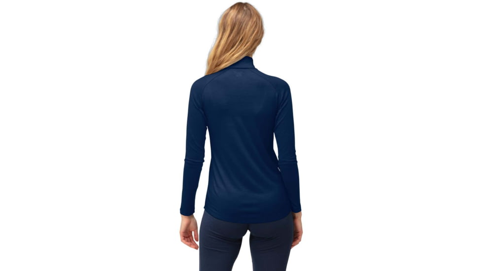 Norrona PureUll Norrona Zip Neck Shirt - Womens, Indigo Night, Extra Large, 5271-21 2295 XL