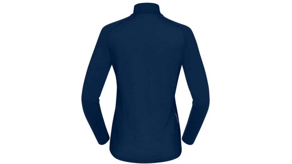 Norrona PureUll Norrona Zip Neck Shirt - Womens, Indigo Night, Extra Large, 5271-21 2295 XL