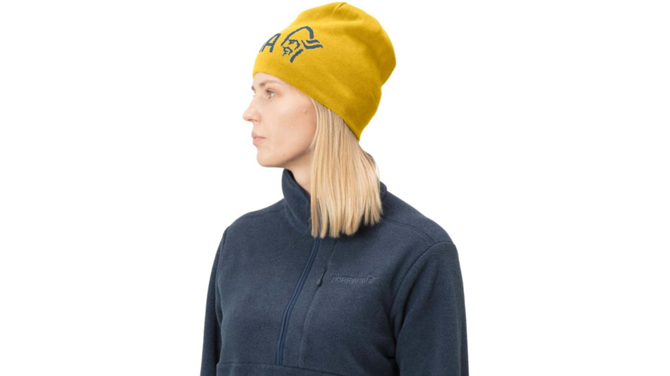 Norrona Reversible Cotton Beanie, Sulphur, Large, 1489-15 5010 L