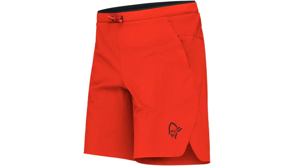 Norrona Senja 9inch Flex One Shorts - Mens, Arednalin Red, Medium, 5805-23 5630 M