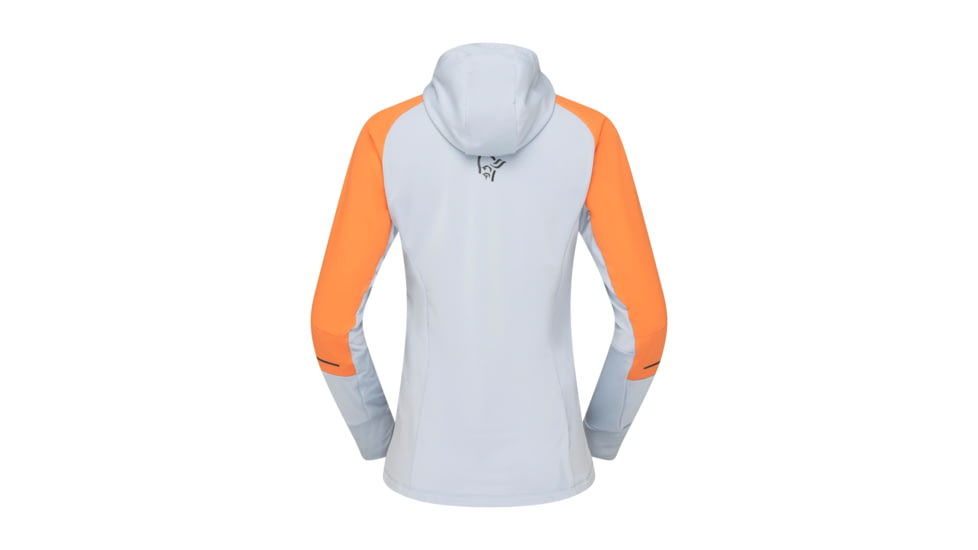 Norrona Senja Alpha90 Zip Hood - Womens, Flamingo, Medium, 5828-23-1251-M