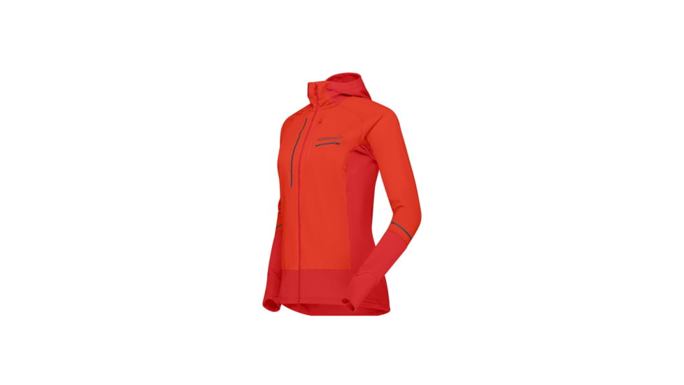 Norrona Senja Alpha90 Zip Hoodie - Womens, Arednalin, Medium, 5828-23-5630-M