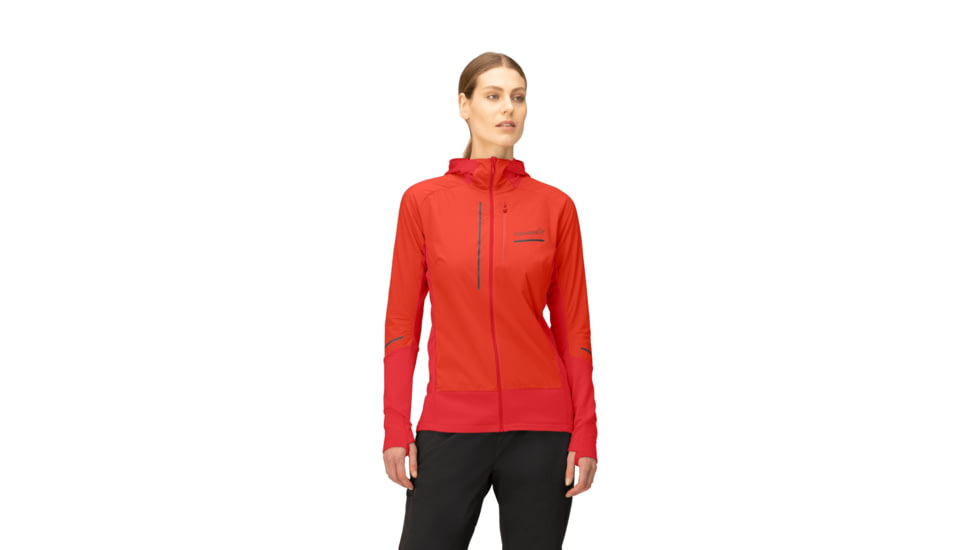 Norrona Senja Alpha90 Zip Hoodie - Womens, Arednalin, Medium, 5828-23-5630-M