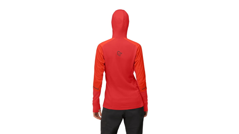 Norrona Senja Alpha90 Zip Hoodie - Womens, Arednalin, Medium, 5828-23-5630-M