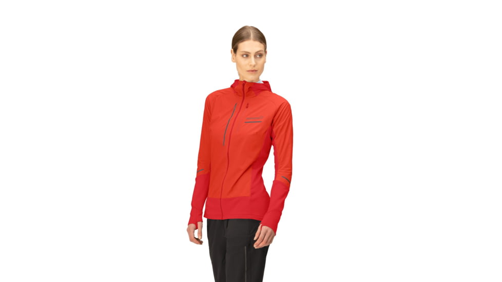 Norrona Senja Alpha90 Zip Hoodie - Womens, Arednalin, Medium, 5828-23-5630-M