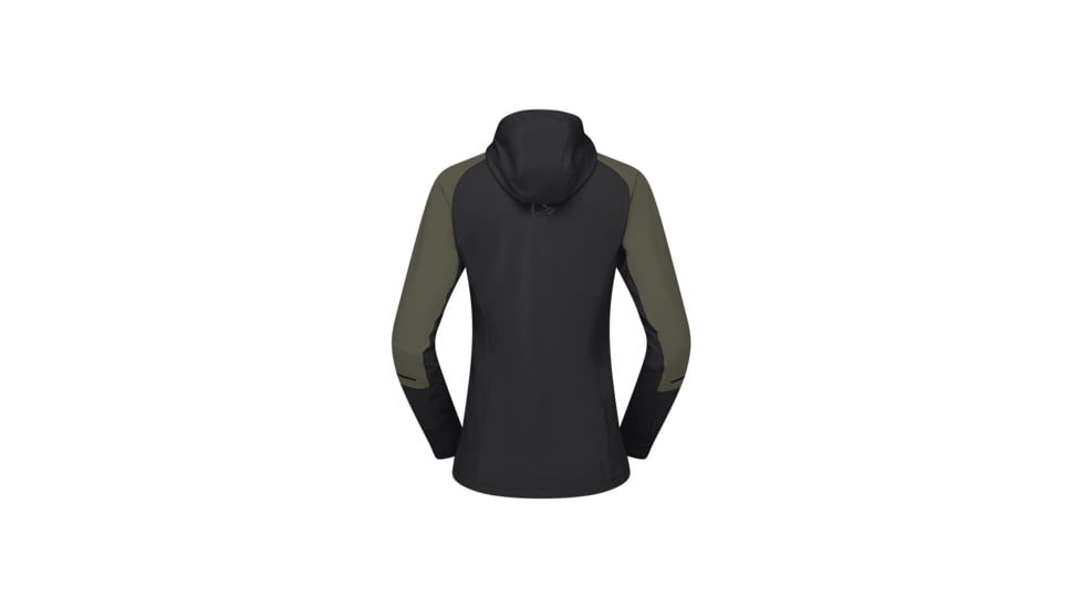 Norrona Senja Alpha90 Zip Hoodie - Womens, Olive Night, Small, 5828-23-3301-S