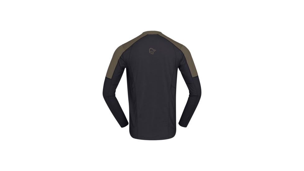 Norrona Senja Equaliser Lightweight Long Sleeve Shirt - Mens, Olive Night, Extra Large, 5820-23-3301-XL