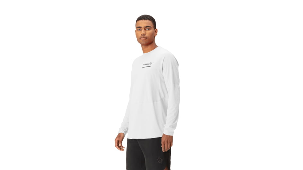 Norrona Senja Equaliser Lightweight Long Sleeve Shirt - Mens, Snow White, Extra Large, 5820-23-9928-XL