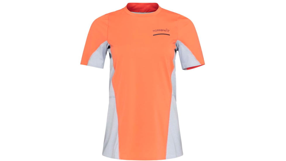 Norrona Senja Equaliser Lightweight T-Shirt - Womens, Flamingo, Medium, 5807-23 1251 M