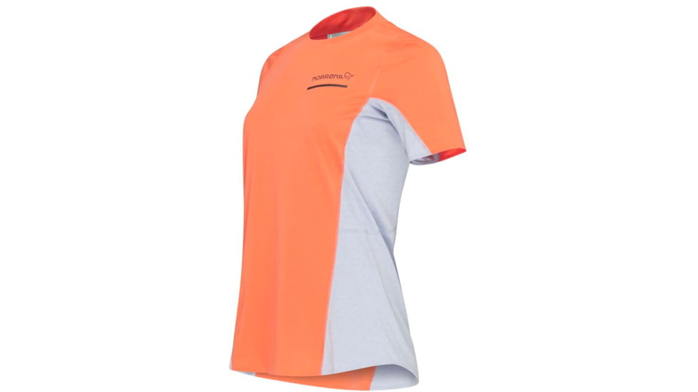 Norrona Senja Equaliser Lightweight T-Shirt - Womens, Flamingo, Medium, 5807-23 1251 M