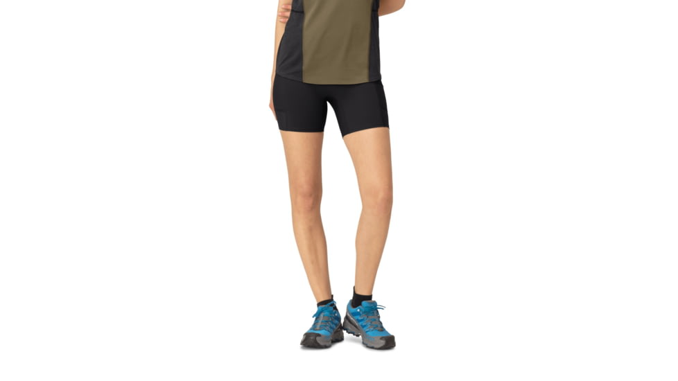 Norrona Senja Equaliser Stretch 6in Tights - Womens, Caviar, Medium, 5825-23-7718-M