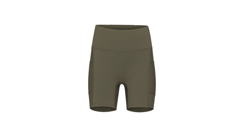 Norrona Senja Equaliser Stretch 6in Tights - Womens, Olive Night/Caviar, Extra Small, 5825-23-3329-XS