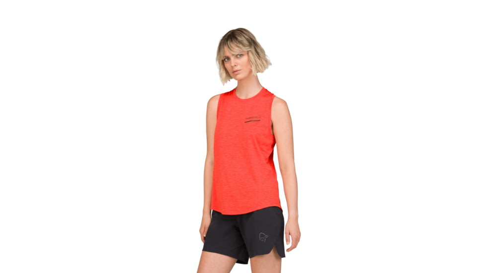 Norrona Senja Equaliser Tank Top - Womens, Arednalin, Small, 5810-25-5630-S