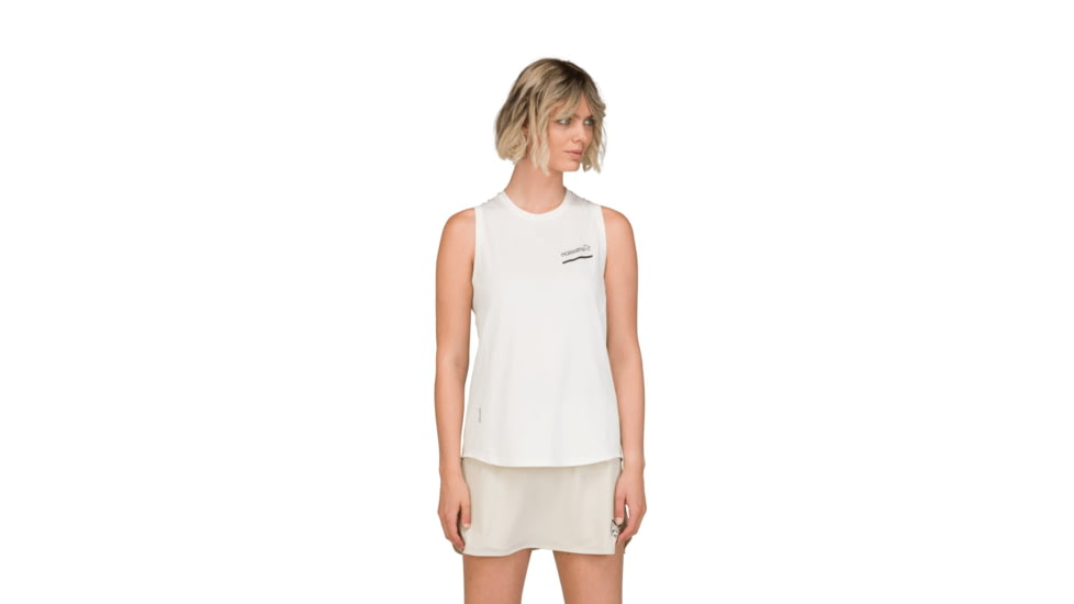 Norrona Senja Equaliser Tank Top - Womens, Snow White, Large, 5810-25-9928-L