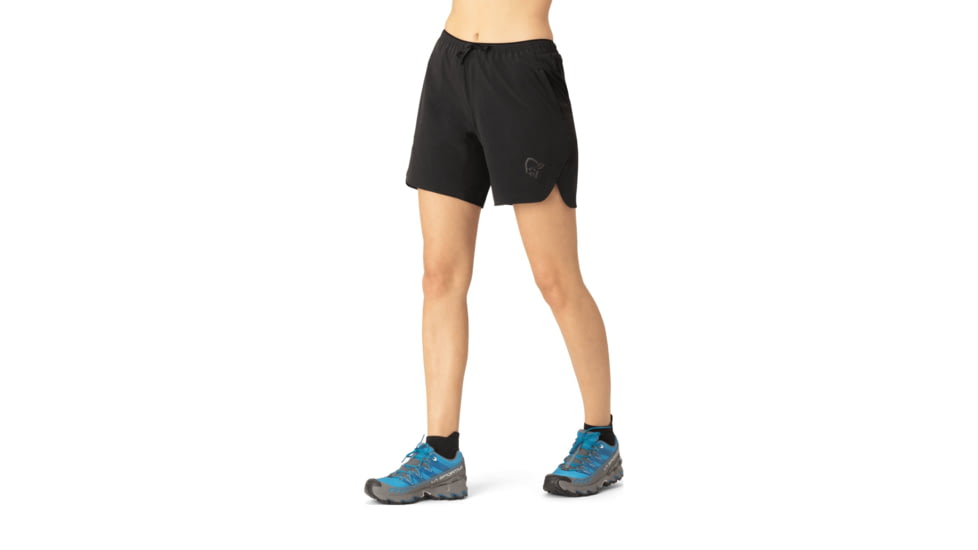 Norrona Senja Flex1 8in Shorts - Womens, Caviar, Extra Small, 5809-23-7718-XS