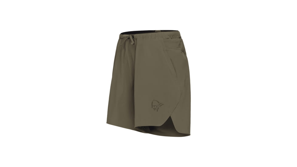 Norrona Senja Flex1 8in Shorts - Womens, Olive Night, Small, 5809-23-3301-S