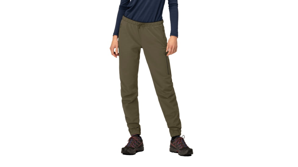 Norrona Senja Flex1 Trackster Pant - Womens, Olive Night, Extra Small, 5815-23-3301-XS