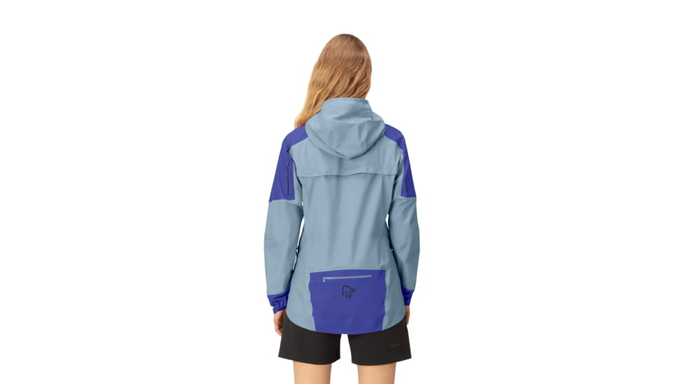 Norrona Senja Gore-Tex Active Jacket - Womens, Royal Blue/Blue Fog, Large, 5806-23-2015-L