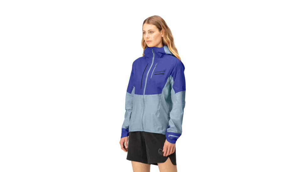 Norrona Senja Gore-Tex Active Jacket - Womens, Royal Blue/Blue Fog, Large, 5806-23-2015-L