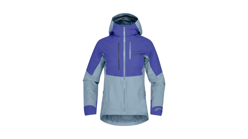 Norrona Senja Gore-Tex Active Jacket - Womens, Royal Blue/Blue Fog, Large, 5806-23-2015-L