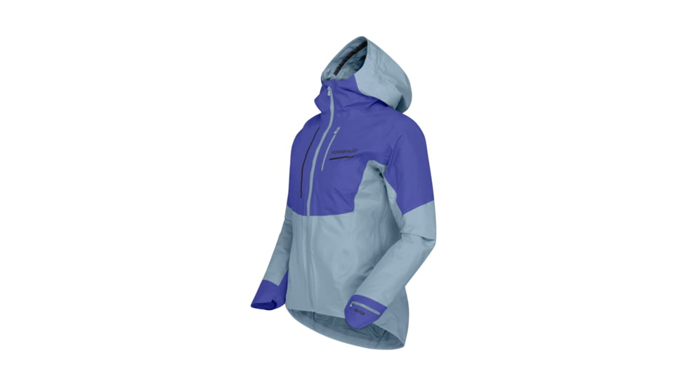 Norrona Senja Gore-Tex Active Jacket - Womens, Royal Blue/Blue Fog, Large, 5806-23-2015-L