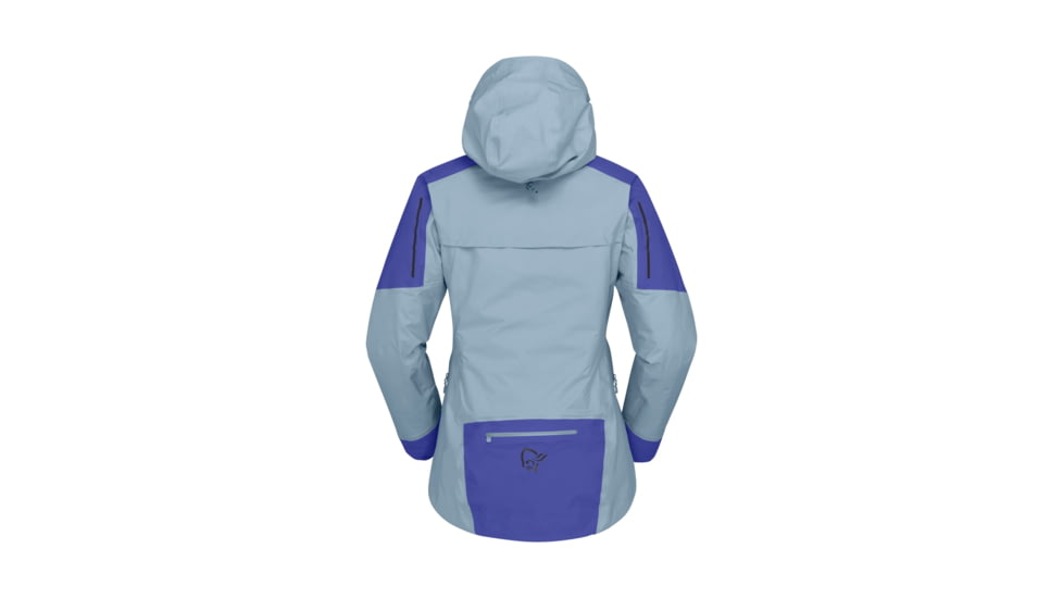 Norrona Senja Gore-Tex Active Jacket - Womens, Royal Blue/Blue Fog, Large, 5806-23-2015-L