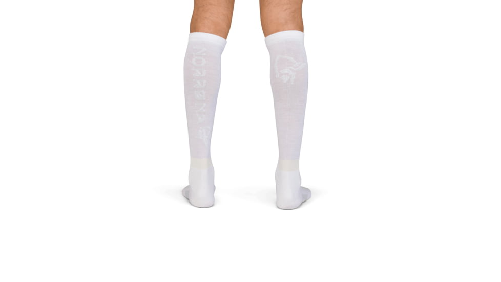 Norrona Senja Merino Lightweight Long Socks, Snow White, 37-39, 5802-23-9928-37-39