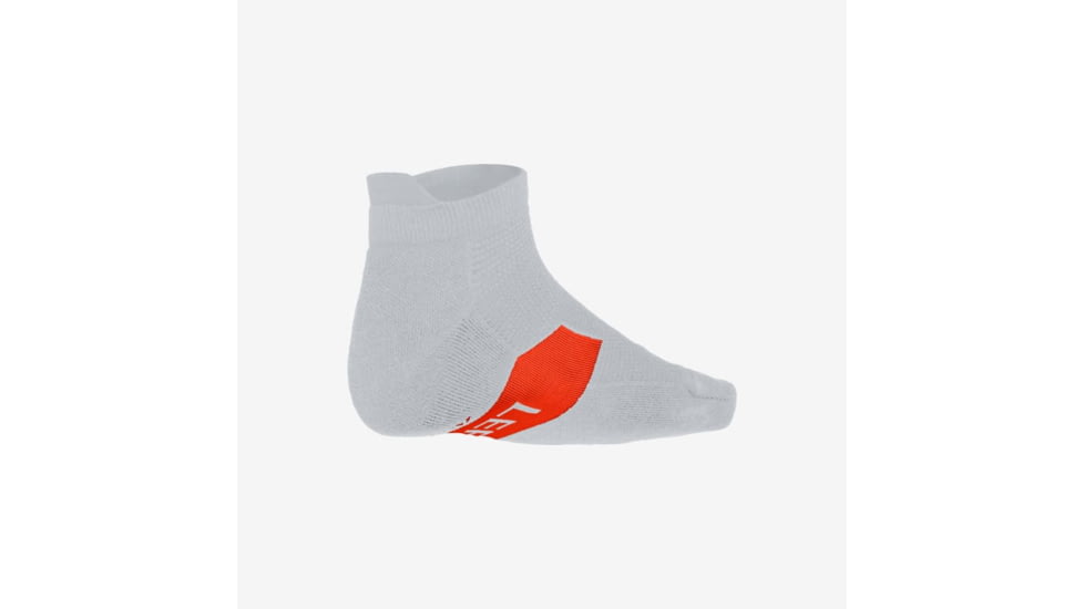 Norrona Senja Merino Lightweight Socks Short, Light Grey/Arednaline, 37-39, 5816-23-8015-37-39