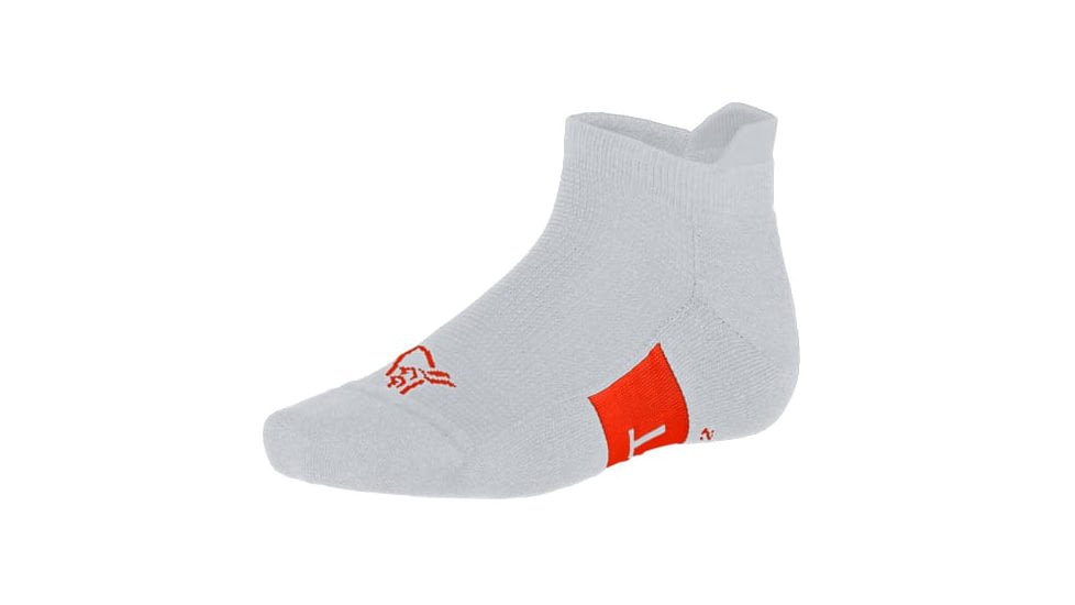Norrona Senja Merino Lightweight Socks Short, Light Grey/Arednaline, 37-39, 5816-23-8015-37-39