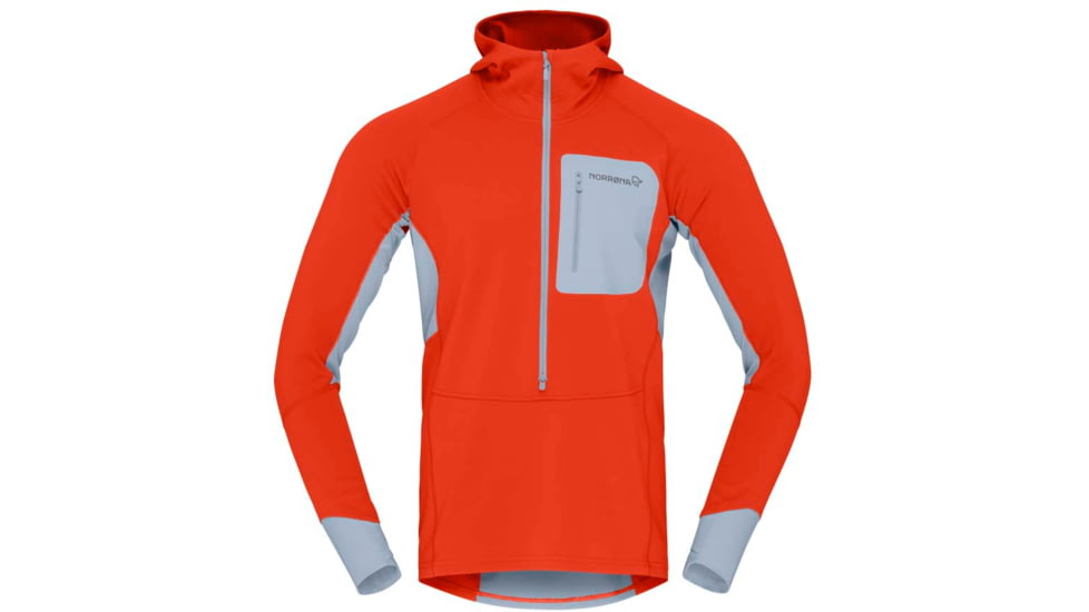 Norrona Senja Warm One Hoody - Mens, Arednalin Red, Small, 5818-23 5630 S