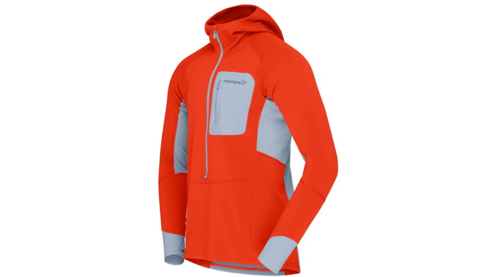Norrona Senja Warm One Hoody - Mens, Arednalin Red, Small, 5818-23 5630 S