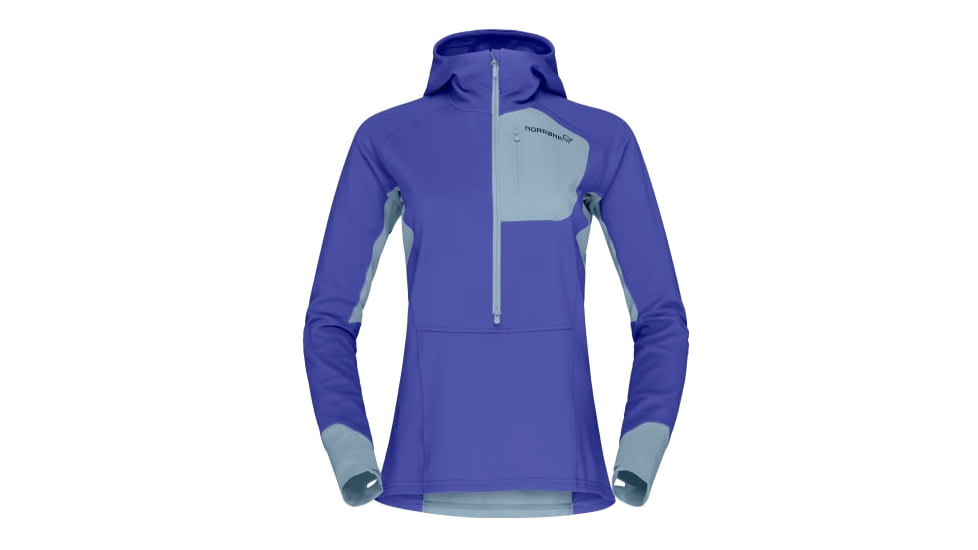 Norrona Senja Warm1 Hood - Womens, Royal Blue, Small, 5822-23-2011-S